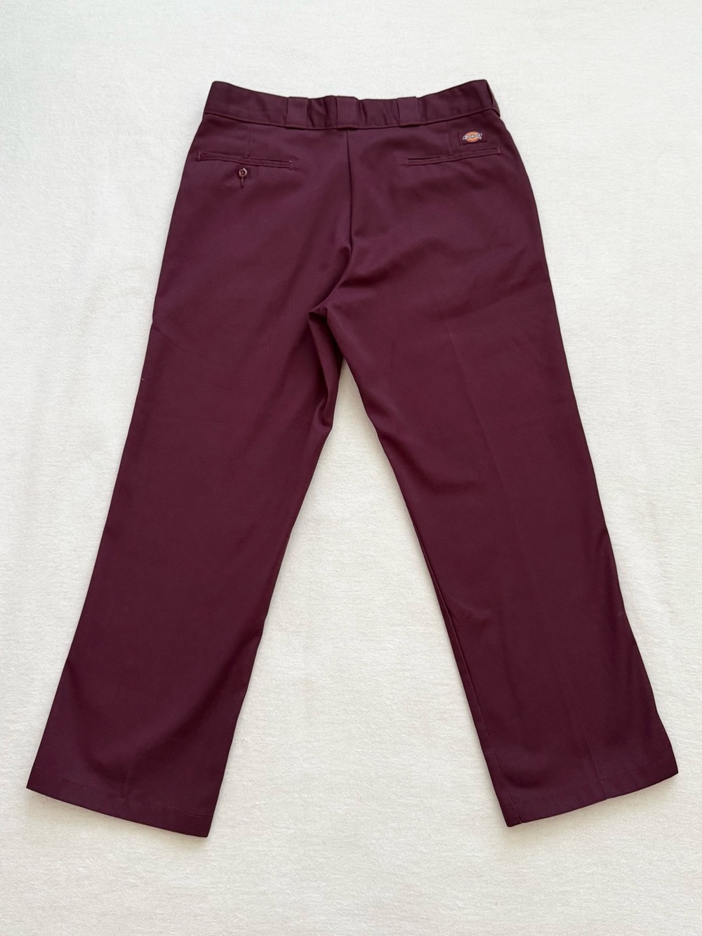 Dickies 874 Original Fit Work Pants Men’s 36x30 Burgundy Straight Leg - Picture 2 of 9